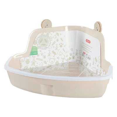 Afbeelding van Zolux Hoektoilet Knaagdier Beige 41,5X31X20,5 CM (406257)