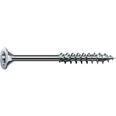 Afbeelding van SPAX 191011003005 T STAR plus 50 stuks houtbouwschroeven 10 x 300 mm, verzonken kop, deelschroefdraad, WIROX A3J, 4CUT