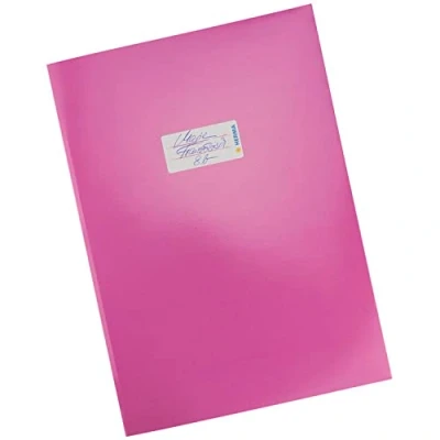 Afbeelding van HERMA 19749 envelop van karton DIN A4 met etiket stevig en extra sterk papier voor schoolschriften roze