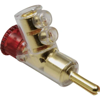 Afbeelding van TRU COMPONENTS Banaanstekker Stekker, recht Stift Ø: 4 mm Rood 1 stuk(s)