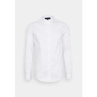 Afbeelding van Emporio Armani Zakelijk overhemd, Heren, Maat: Medium, Bianco ottico