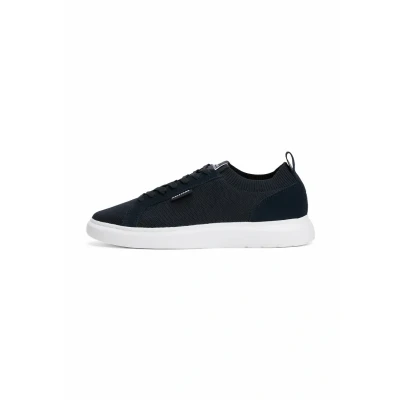 Afbeelding van Tommy Hilfiger Monosock KNIT Sneakers laag, Heren, Maat: 46, Desert sky Polyester