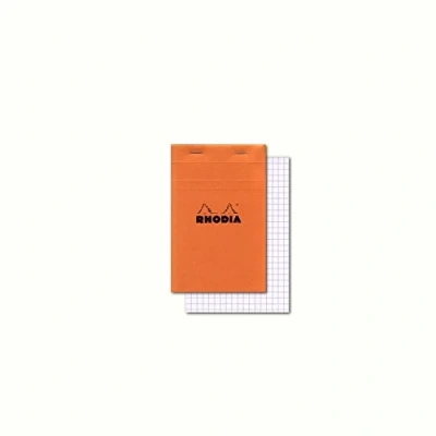 Afbeelding van Schrijfblok Rhodia A4 80 vel geel ruit 5x5 mm