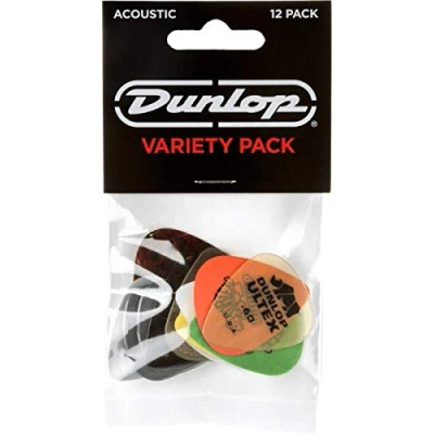 Afbeelding van Jim Dunlop Variety pack Acoustic Plectrum 12