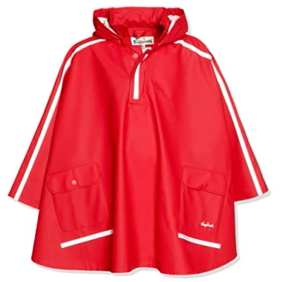 Afbeelding van Playshoes Regenponcho Kinderen Rood Maat 140
