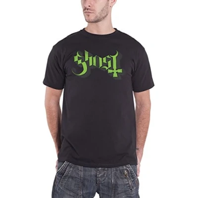 Afbeelding van Ghost Green/Grey Keyline Logo Dames T shirt XL Zwart