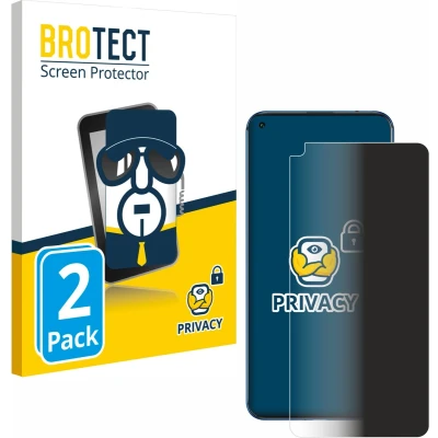 Afbeelding van BROTECT privacy screenprotector voor Huawei Nova 5T Folie Beschermfolie Blauwlichtfilter (2 Stuks)