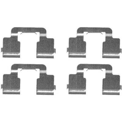 Afbeelding van HELLA 8DZ 355 203 341 Accessoireset, schijfremblok FIAT: Scudo II, CITROËN: Dispatch II Van