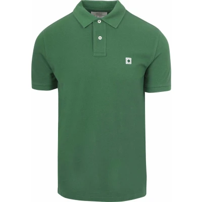 Afbeelding van King Essentials The Rene Poloshirt Mid Groen maat L heren met Modern fit Pasvorm Katoen