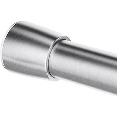 Image de Interdesign 78670eu forma barre à tension de rideau douche grand acier inoxydable brossé 127 221 cm