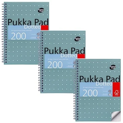 Afbeelding van Pukka Pad A5 Metallic Jotta Notepad Dotted