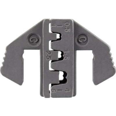 Afbeelding van TOOLCRAFT PLE 0C Krimp onderdelen Platte stekkers Krimpbereik: 0.5 tot 6 mm² Geschikt voor merk: PZ 500