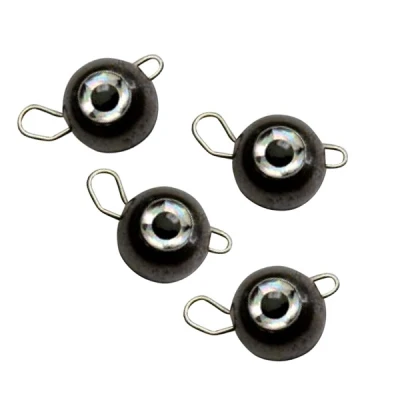 Afbeelding van Behr Trendex Tungsten Flex Heads 3D eyes, 2g 4pcs Loodkop