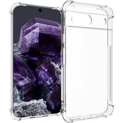 Afbeelding van iMoshion Hoesje Geschikt voor Google Pixel 8a Siliconen Shockproof Case Transparant