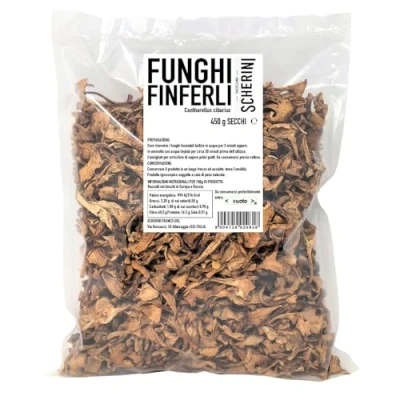Afbeelding van Scherini Valtellina Verfijnde Finferli paddenstoelen droog voor bouongs, 450 g