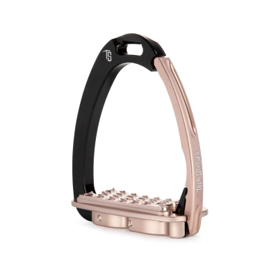 Image de Tech Stirrups Étriers Venice Sloped EVO Noir/Or rose Adult