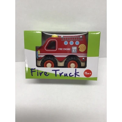 Afbeelding van Simply For Kids Houten Brandweerauto