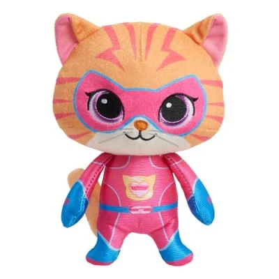 Afbeelding van Just Play Disney Junior SuperKitties Kleine pluche Ginny 17,8 cm van zachte stof voor kinderen vanaf 2 jaar