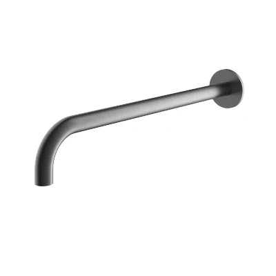 Afbeelding van HotBath Archie Wandarm 40cm Geborsteld Gunmetal PVD AR450BGP