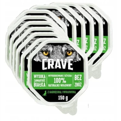 Afbeelding van Crave Adult Pastei Hondenvoer 7 x 150 g Lam &amp; Rund