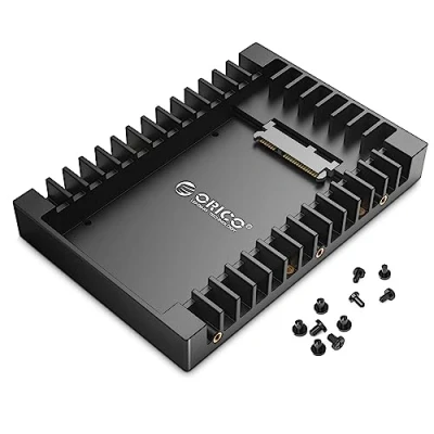 Afbeelding van ORICO 2,5&quot; naar 3,5&quot; inbouwframe interne harde schijf adapter converter inbouwframe, voor 2,5 inch SATA HDD of SSD van 7/9,5/12,5 mm