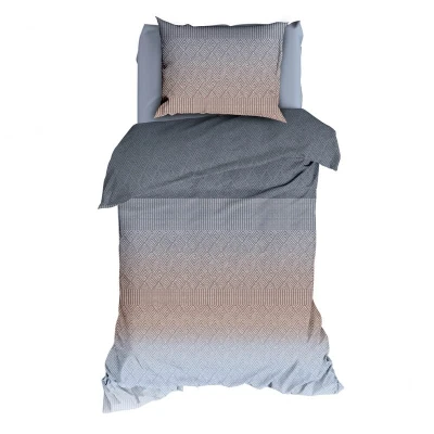 Afbeelding van Romanette Grossarl Dekbedovertrek Eenpersoons 140x200/220 cm Dovegrey