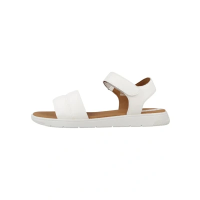 Afbeelding van Geox Sandalen, Dames, Maat: 37, Blanc Kunststof