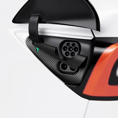 Afbeelding van Spigen Tesla Model Y en 3 2021 2023 Beschermfolie voor oplaadpoort 2023, inclusief installatieset, compatibel met 3, beschermende laadpoortbeschermingsfolie