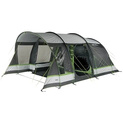 Afbeelding van High Peak Tunneltent Garda 4.0 4 persoons Verduisterde Binnentent Grijs
