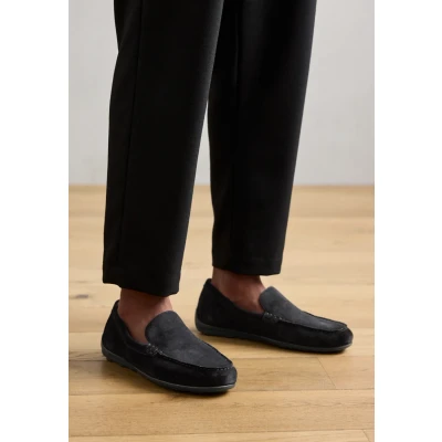 Afbeelding van Geox Spherica Mocassins, Heren, Maat: 41, Dark navy Kalfsleer