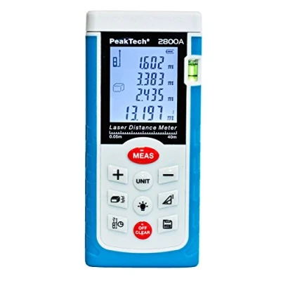 Afbeelding van Peaktech 2800A afstandsmeter laser 40 meter oppervlakte volume