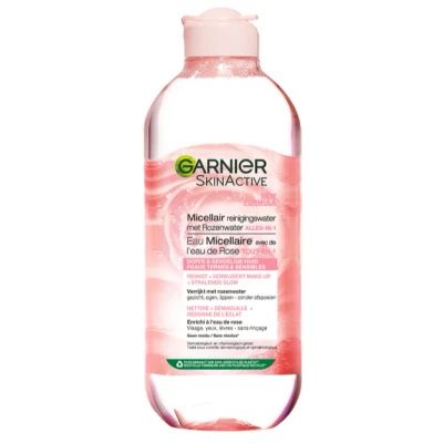 Afbeelding van 1+1 gratis: Garnier SkinActive Rozenwater Micellair Reinigingswater 400 ml