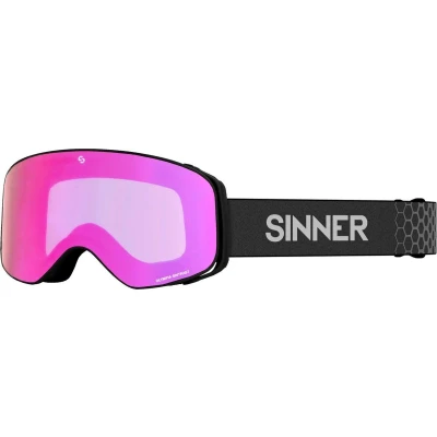 Afbeelding van Sinner Olympia+ Skibril Matte Black Pink Zwart Skibrillen