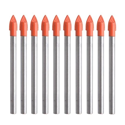 Afbeelding van Gunpla 10 stuks 6mm Tegelboren Set, Glasboor, Keramische Boorset, in Kunststof Doosje, Voor Tegels, Keramiek, Porselein, Accessoire Boormachines