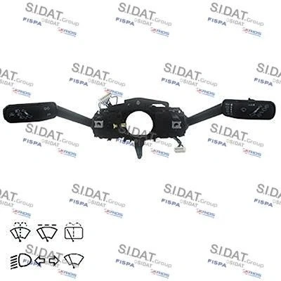 Afbeelding van FISPA 430916 Stuurkolomschakelaar met hoeklamp VOLKSWAGEN: Golf 7