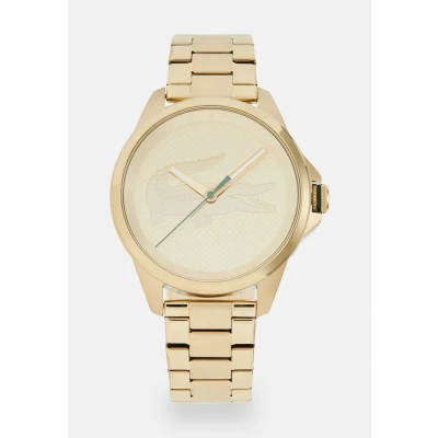 Afbeelding van Lacoste Herenhorloge, analoog, kwarts, met Armband van roestvrij staal, goudkleurig, 201133, champagnekleurig, Champagne,