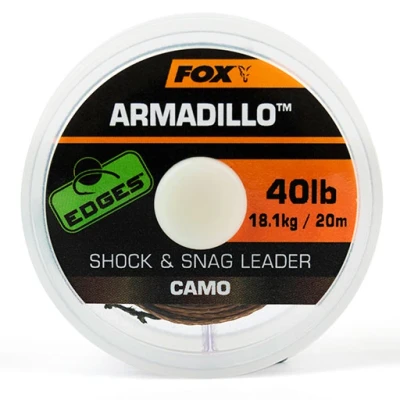 Afbeelding van Fox Edges Armadillo Shock &amp; Snag Leader Camo (20m) Maat : 30lb
