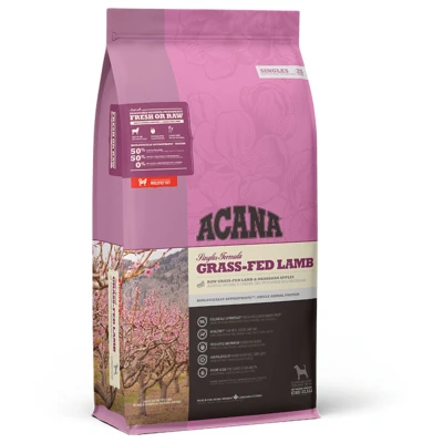 Afbeelding van Acana Singles Grass Fed Lamb Lam&amp;Appel Hondenvoer 17 kg