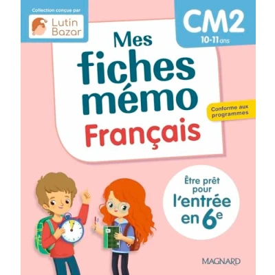 Afbeelding van MES FICHES MEMO FRANCAIS CM2