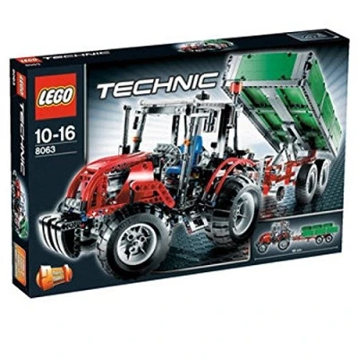 Afbeelding van LEGO Technic 8063 Tractor met aanhanger