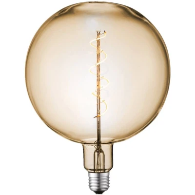 Afbeelding van Lucande LED lamp E27 Ø 18cm 4W 2700K amber
