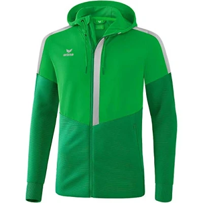 Afbeelding van Erima Squad trainingsjack met capuchon fern green/smaragd/ silver grey
