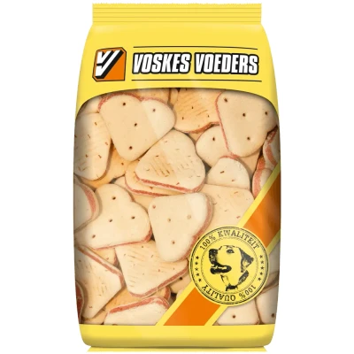 Afbeelding van 2 stuks! hondenvoer merg hartjes groot Voskes