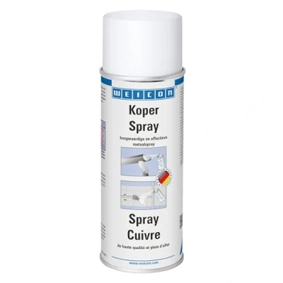 Afbeelding van WEICON Koperspray 400 ml / hoogwaardige metaalspray/weerbestendig/kleur: koper metallic, mat