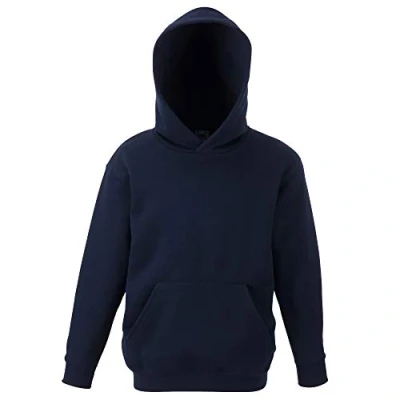 Afbeelding van Fruit of the Loom Hoodie voor kinderen, Donker Navy Blauw
