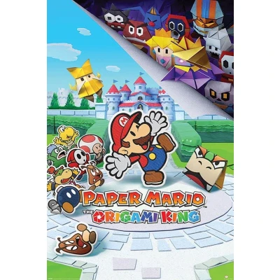 Afbeelding van [Merchandise] Hole In The Wall Paper Mario Maxi Poster