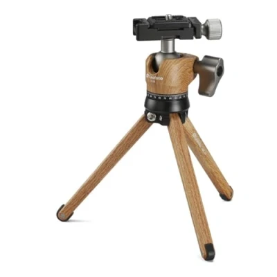 Afbeelding van Leofoto Pocket Mini Tripod MT 01 + Ball Head LH 25 Wood