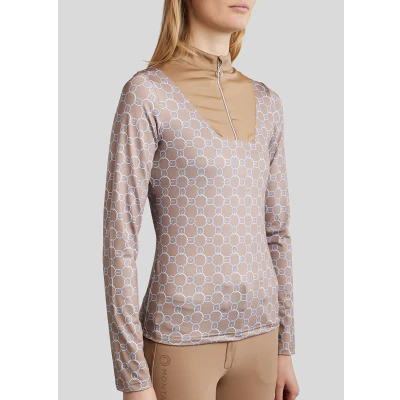Image de Montar Chemise MoChain Prined Longues Manches Latte