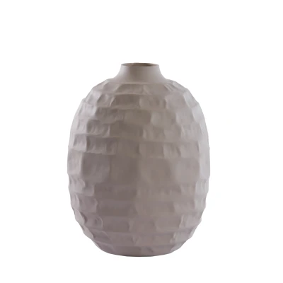 Afbeelding van Light &amp; Living Vaas TARIVA Ø25x35cm Grijs