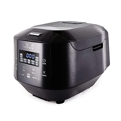 Afbeelding van Yum Asia Bamboe Rijstkoker Inductie Verwarming Keramische Kom 7 Rijstkookfuncties 4 Multi Cooker Functies